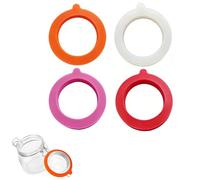 Kilner Jar Seals Replacement 8-Pack Premium Silicone Seals for Kilner Jars and Lids Airtight Food Preservation Storage Kitchen Canning Accessories