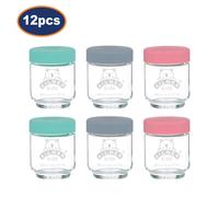 Kilner Kids Jar Set 190ml Glass Batch Cooking Purees Airtight Storage Jars 12Pcs