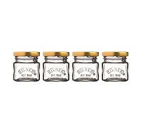 Kilner Mini Jars (Pack Of 4) Golden/clear (One Size)