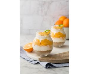 Kilner Preserve Jar 0.4l Glass Orange Shaped Airtight Storage Jar x3