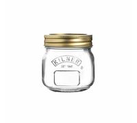 Kilner Preserve Jar 0.25L (250ml) Round Glass Screw Top Lid Preservation Storage Jar for Jams Jellies Chutneys
