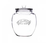 Kilner Preserving Push Top CurveJar Storing Liquid Decoration Cotton Flour Clear