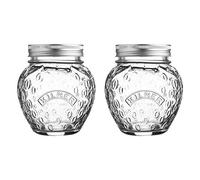 Kilner Preserving Twist Top Glass Jar 0.4 Litre Transparent (Pack of 2)