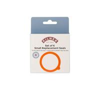 Kilner Replacement Rubber Seals Pack of 6 Airtight Food-Safe Seals for 0.125L Round Clip Top Jars Durable and Reusable for Preserving, Storage, and Airtight Freshness