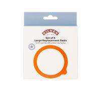 Kilner Replacement Rubber Seals Pack of 6 Airtight FoodSafe Seals for 3 Lit