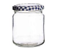 Kilner Round Twist Top Jar - 228ml (Pack 12) | BPA-free plastic with an airtight mechanical seal to keep dry ingredients fresh and secure in commercial pantries.