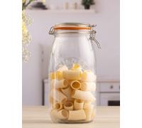 Kilner Set of 2 Round 3 Litre Clip Top Jars Clear