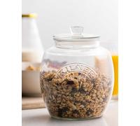 Kilner Set of 2 Round Glass Storage Jars Clear