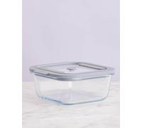 Kilner Set of 2 Square 0.8L Kilner Storage Boxes Clear