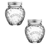 Kilner Set of 2 Strawberry Fruit Preserve Jar 0.4L