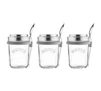 Kilner Set Of 3 Round Glass Breakfast Jar 0.35 Litre Set