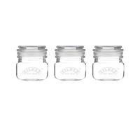 Kilner Set of 3 Square Push Top Jars 0.25 Litre