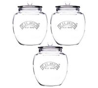 Kilner Set Of 3 Universal Push Top Storage Jar 2 Litre