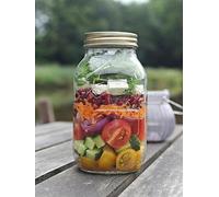 Kilner Set Of 4 Preserve Jars 1L Clear