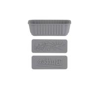 Kilner Silicone Butter Mould Set | Butter Shaping Mould with 2 Interchangeable Pattern Plates | Farm Design & Butter Text | Reusable and Dishwasher Safe