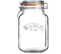 Kilner Square Clip Top Jar 1.5ltr | Kilner Preservation Jar, Kilner Storage Jar