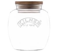 Kilner Universal Glass Storage Jar 4 Litre With Airtight Acacia Wood Lid