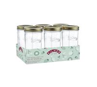 Kilner Wide Mouth Preserve Jars – Clear Glass 500ml – Box of 6