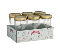 Kilner Wide Mouth Preserve Jars – Clear Glass 500ml – Box of 6
