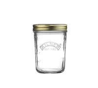 Kilner Wide Mouth Preserve Jar 0.35L (350ml) Glass Storage Jar with Vacuum Seal Lid Ideal for Preserving Whole Fruits Vegetables Pickles Jams