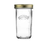 Kilner Wide Mouth Preserve Jar 0.5L (500ml) Glass Storage Jar with Vacuum Seal Lid Ideal for Preserving Whole Fruits Vegetables Pickles Jams