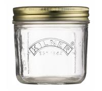 Kilner Wide Mouth Preserve Jar 0.2L (200ml) Glass Storage Jar with Vacuum Seal Ideal for Preserving Small Fruits and Vegetables
