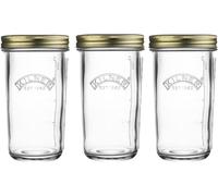 Kilner Wide Mouth Screw Top Glass Preservation Jars Food Storage 0.5L Set of 3