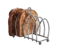 Kilo BA51 Victorian Design Chrome 6 Slice Toast Rack with Ball Feet and Loop Carry Handle