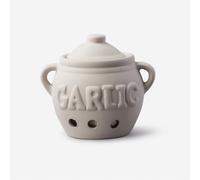 Ceramic Garlic Storage Pot Kilo Cream One Size