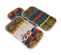 Kilo Jumbo Non-Scratch Scourer, Multi Purpose, Environmentally Friendly Scrubby Cleaning Cloth - Multi Colour (24x14cm Set of 3)