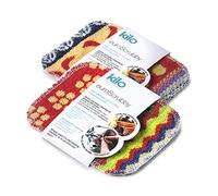 Kilo LSET18 Non-Scratch Scourer, Purpose, Environmentally Friendly Scrubby - Multi Colour Set of 2, One Size, 17x13cm