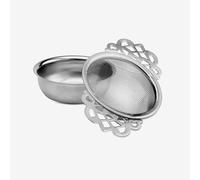 Kilo Tea Strainer Fancy Handles Stainless Steel in Metallic Silver Kilo Metallic Silver