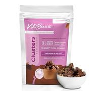 KILOBEATERS Clusters Muesli, Low Carb Breakfast Cereals with High Protein, No Added Sugar, Diet Food, Raw Cacao (400 gm) Pack of 1