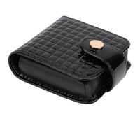 kilofly Genuine Leather Double Lipstick Case Cosmetic Makeup Holder + Gift Box