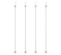 kilofly Rhinestone Party Stir Swizzle Stick Value Pack, Set of 4