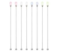 kilofly Rhinestone Party Stir Swizzle Stick Value Pack, Set of 8
