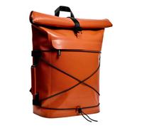 Kilometer Studios | Pannier Rolltop | Cycling Pannier Backpack | Orange 30L
