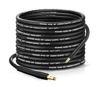 KiloSton 10M Steel Wire Braided Washer Hose - Kink-Resistant, 248Bar / 3600 PSI, Burst-Resistant Replacement Hose for Karcher K2 K3 K4 K5 K6 K7 Series, All-Weather Use