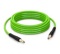 KiloSton 15M Super Flexible Rubber Hose, Kink-Resistant | 248 Bar / 3600 PSI, 2026 Upgraded Replacement Hose, Compatible with Karcher K2 K3 K4 K5 K6 K7 Series, All-Weather, Green
