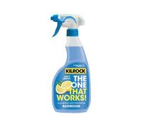 Kilrock THE ONE THAT WORKS! Bathroom Cleaner Spray 750ml Juicy Lemon - Removes Water Marks, Soap Scum, Limescale - Use on Shower Doors, Sinks, Taps, Cabinets, Baths, Toilet Seats