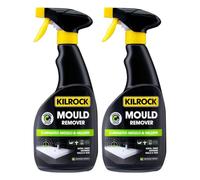 Kilrock Blast Away Mould Spray 500ml x 2, Effective Mildew Stain Remover, Bleaching Action with Welari Thank You Card | (2pack)