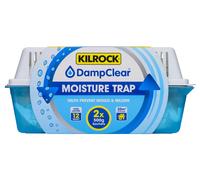 Kilrock Damp Clear Moisture Trap - 2X 500g Sachets - Long Lasting up to 12 Weeks - Helps to Prevent Mould & Mildew Build-up in Caravans, Garages, Boats, Kitchen, Bathroom, Wardrobes and Cupboards