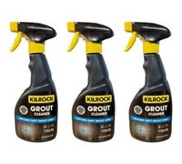 Kilrock Grout Cleaner Spray Restorers Dirty Tile Grout Lines 500Ml Pack Of 3