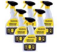 Kilrock Power Spray Limescale Remover 6 x 500ml - For baths, shower surrounds, sinks and taps