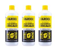 Kilrock Mega-K Multi-Purpose Descaler For Kettles, Showers & Coffee Machines 1L - Pack Of 3