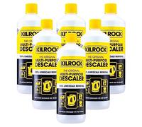 Kilrock Mega-K Multi-Purpose Descaler Multipack 6x1 Litre (72 Doses) - Limescale Descaling for Kettles, Toilets, Shower Heads & Coffee Machines - Biodegradable and Phosphate Free
