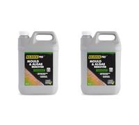 Kilrock Mould & Algae Remover 5L - Destroys mould in damp places - Trade strength formula Grey (Pack of 2)