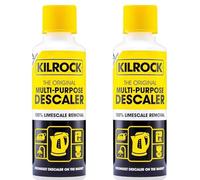 Kilrock Multi-Purpose Concentrated Descaler Liquid - 100% Limescale Removal for Kettles, Irons, Shower Heads, Coffee Makers, Toilet Bowls Yellow 2 Pack - 250ml 250ml (Pack of 2)