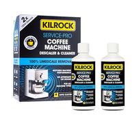 Kilrock Service-Pro Coffee Machine Descaler & Cleaner, 2 Descaling Doses (150ml Each), Coffee Machine Maintenance Solution, Removes Limescale, Restores Machine Performance, Suitable for All Machines
