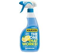 Kilrock THE ONE THAT WORKS! Bathroom Cleaner Spray 750ml Juicy Lemon - Removes Water Marks, Soap Scum, Limescale - Use on Shower Doors, Sinks, Taps, Cabinets, Baths, Toilet Seats